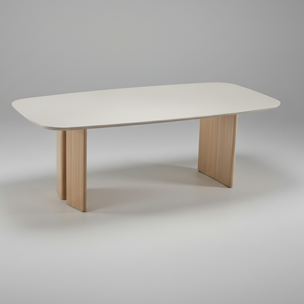 Mesa de Jantar Maisa Tampo Barril Com Vidro