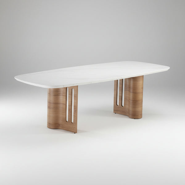 Mesa de Jantar Priscila Tampo Barril com Vidro