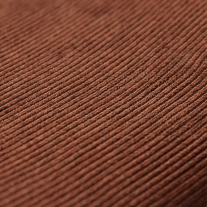 Conjunto de 2 cadeiras de jantar: tecido terracota com textura riscada